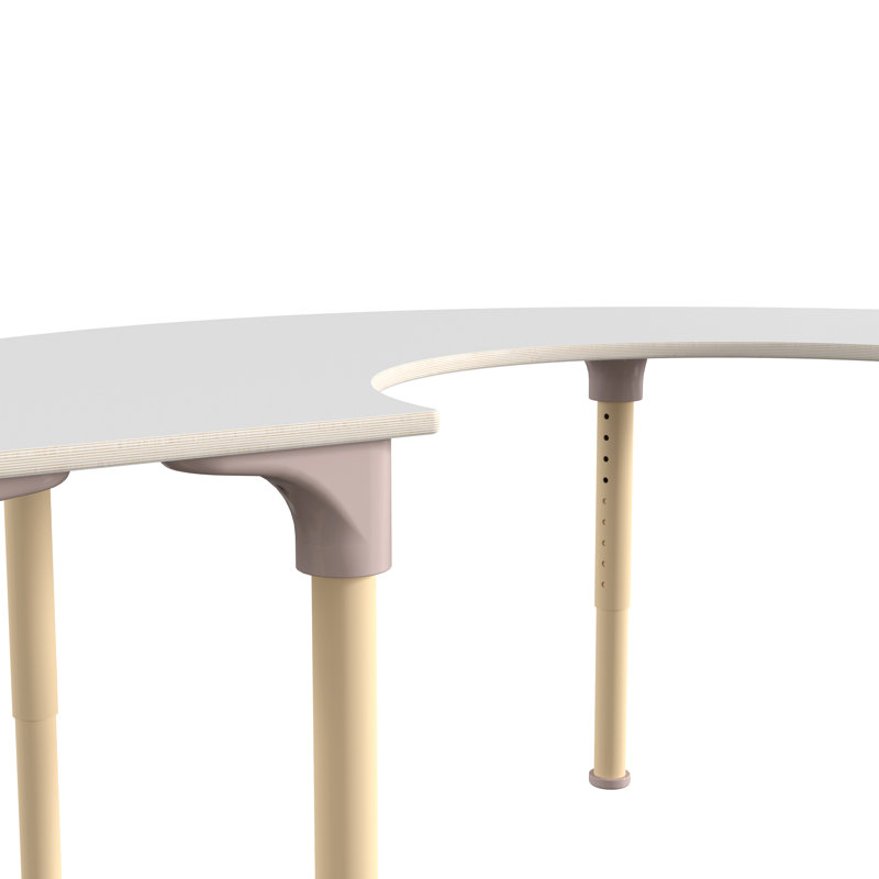 Table d'activité à hauteur réglable Bright Beginnings, Blanc