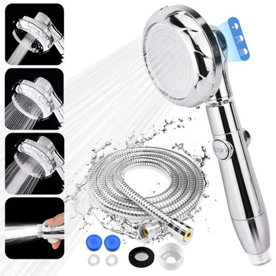 Rain and Massage/Jet Handheld Shower Head