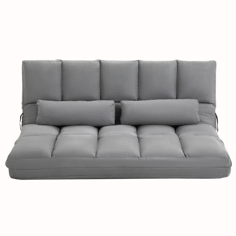 Canapé convertible, canapé-lit pliant, chaise longue d'invité, Gris clair