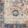 Tapis à motif oriental bleu marine / beige Hillsby