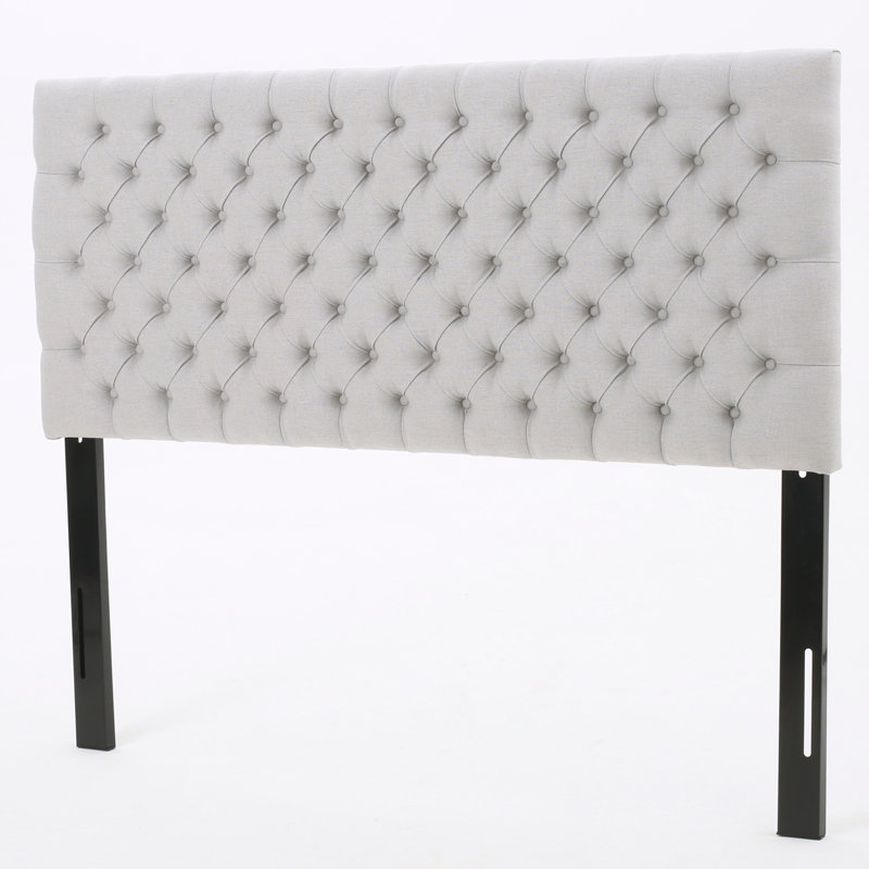 Bed Frame With Headboard, Gray