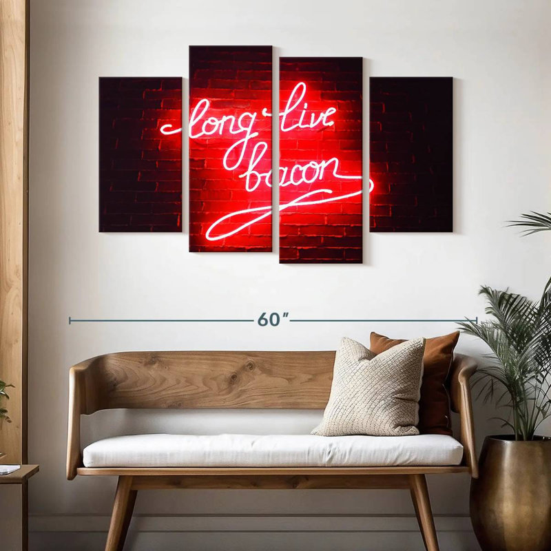 Tergel Vive le bacon, H 32 po x l 52 po