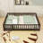 Queen Wooden Floor Bed With Slats