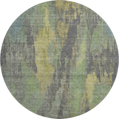 Premium Machine Washable Lampkins AMF1648 Abstract Rug