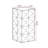 23.62"Height Three-Dimensional Embossed Pattern Design Retro Side Table Retro Furniture
