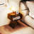 Betzabet Acrylic Side Table, Bedside Table Nightstand-907859214