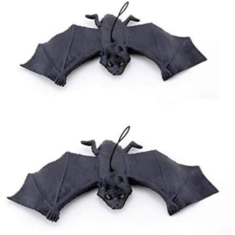 Chauve-souris en caoutchouc très mignonne, décoration d'Halloween