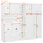 Lits peu encombrants avec rangement, armoire escamotable simple en MDF, maison moderne
