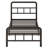 12 Inch Metal Bed Frame with Headboard and Footboard-1285514875