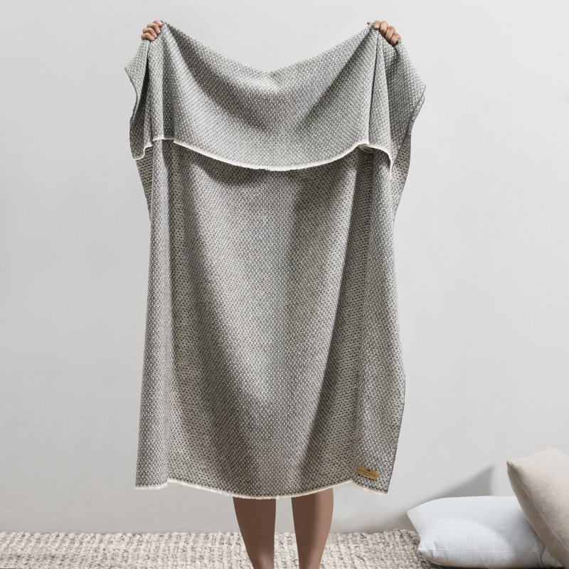 Hudson Valley Throw, Charcoal