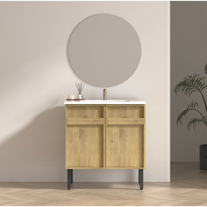 Meuble-lavabo en MDF moderne