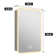 Cynethia Surface/Recessed Mount Medicine Cabinet with Mirror and 3 Adjustable Shelves, Rounded Edge, LED Lighting, Fog-free