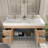 59" Wall-Mounted Double Bathroom Vanity Set-98420107