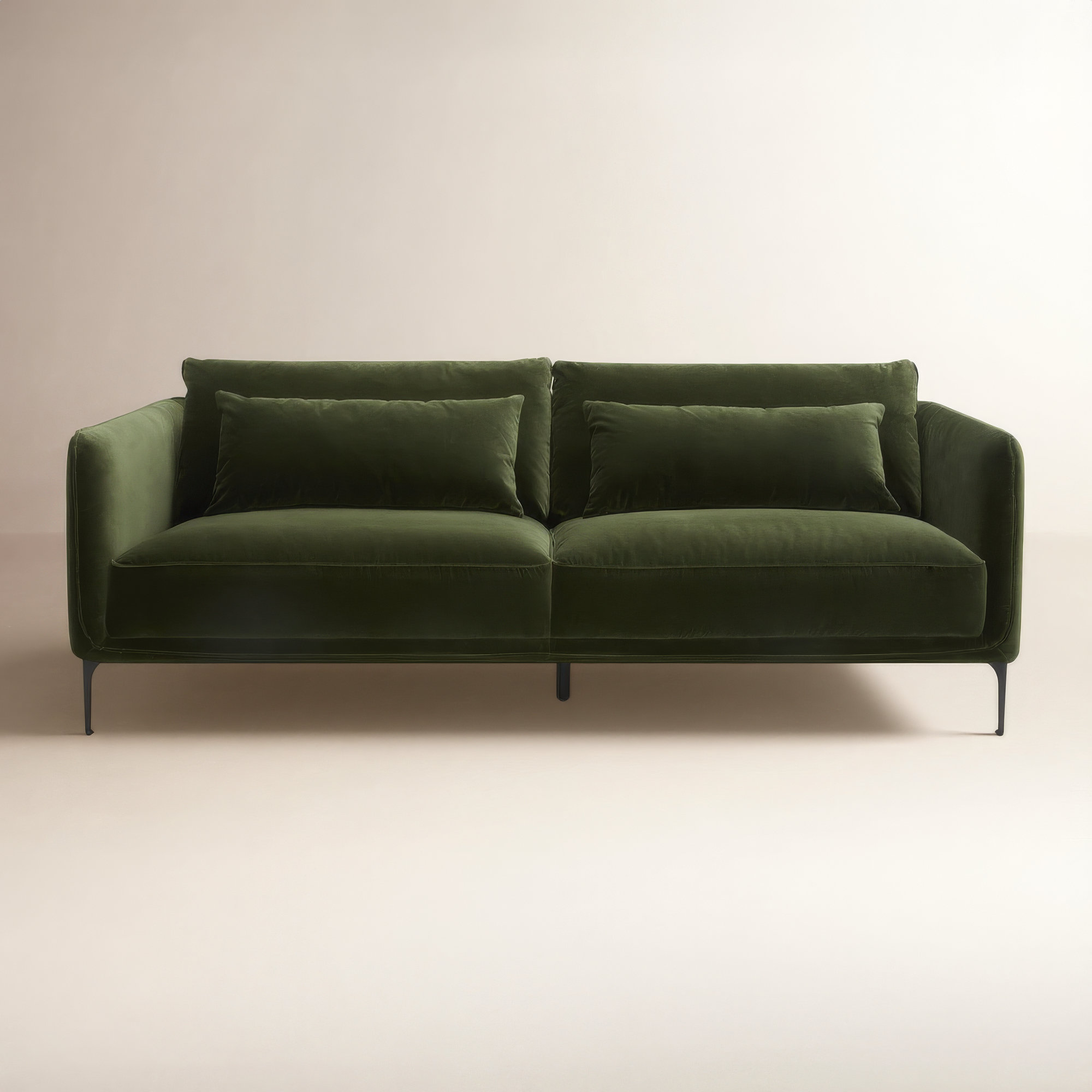 Rae 84'' Upholstered Sofa, Falkirk Military Green