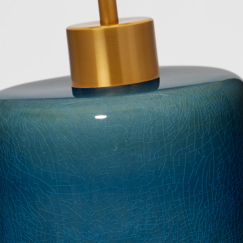 Ceramic Table Lamp, Blue