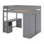 Lit mezzanine double avec placards et bureau-1955112940