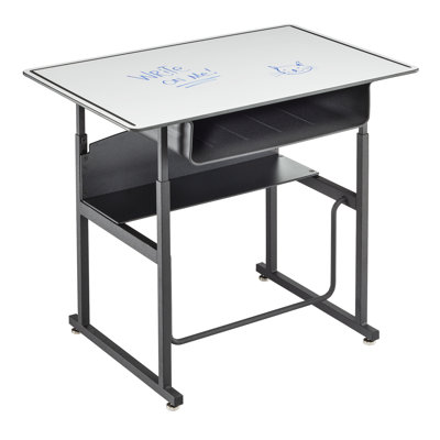 AlphaBetter® Wood Adjustable Height Open Front Desk