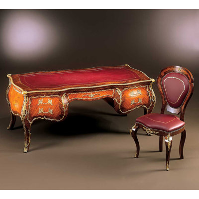 Louis XV Solid Wood Desk