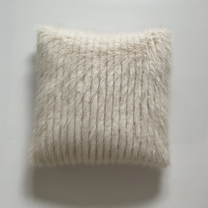 Faux Fur Throw Pillow