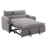 Modern 3-in-1 Convertible Sleeper Sofa Bed With Phone Holder And Cup Holders