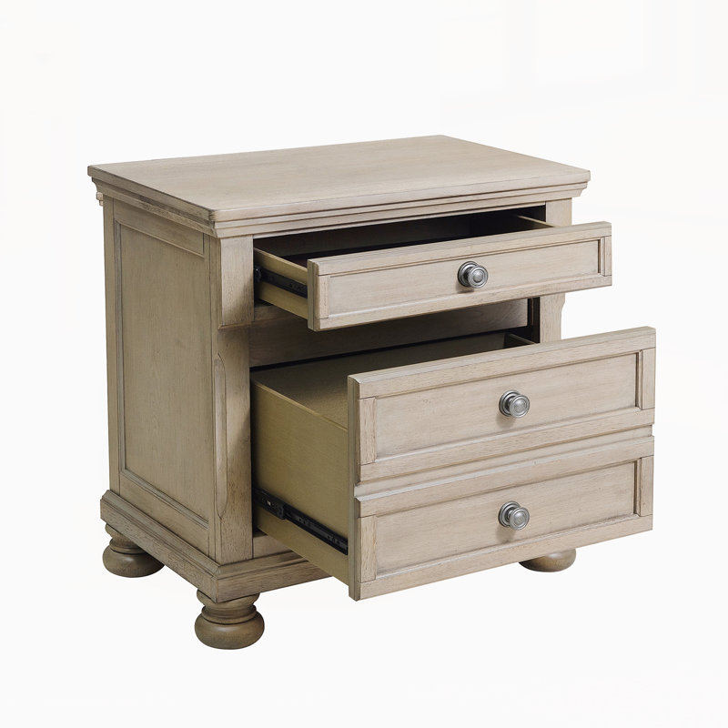 Modern Nightstand with Drawers