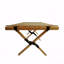 Table de salle à manger extérieure pliable et portative, en bois multifonction