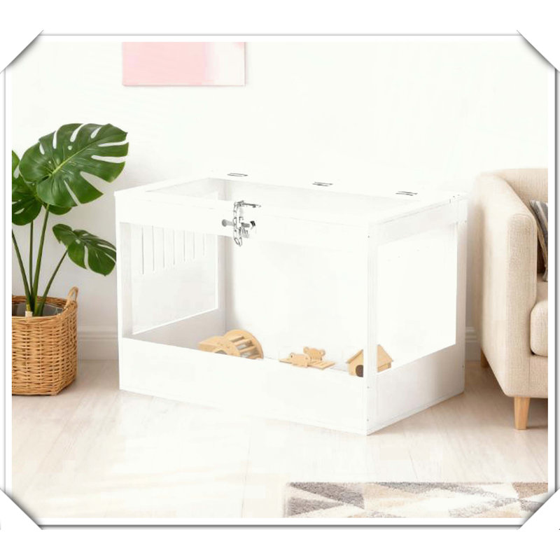 Cage pour animaux avec accessoires pour cabane verrouillable