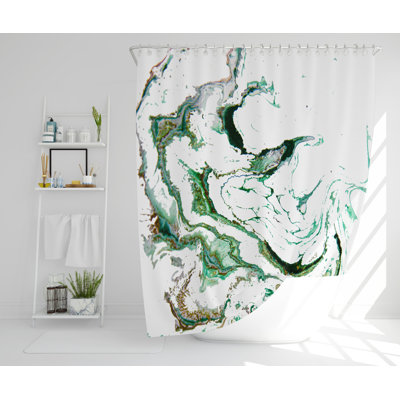 Georgetta Polyester Shower Curtain