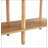 Modern 2-Tier TV Stand for Living Room Furniture,Rectangular Centre Table with Open Storage Shelf,Rounded Rubberwood legs,Stable and Durable,Easy Assembly