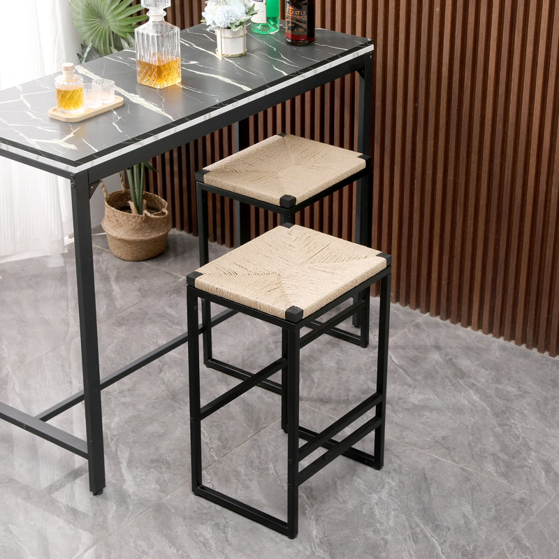Lemaj Counter Stool with Metal Frame, 25.19''