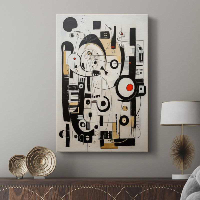 ABSTRACT Series CECLXIX - Cavas de galerie sur mesure, H 48 po x l 32 po