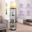 180cm Walnut LED Column Floor Lamp