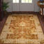 Tapis oriental brun / beige en laine touffeté à la main Armintha-17989889