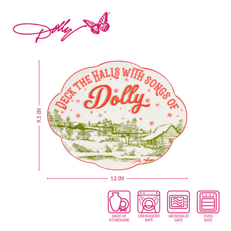 Plateau ovale Holly Dolly