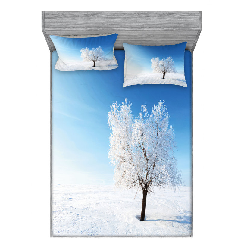 Microfiber Sheet Set, Queen Sheet Set + Fitted Sheet + 2 Pillowcases