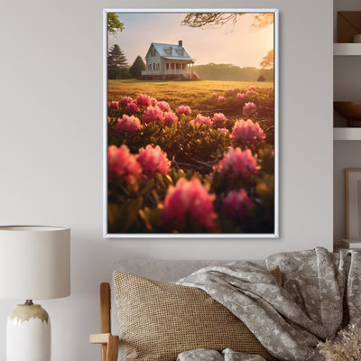 Rhododendron «Blooms at Farm VI» sur toile