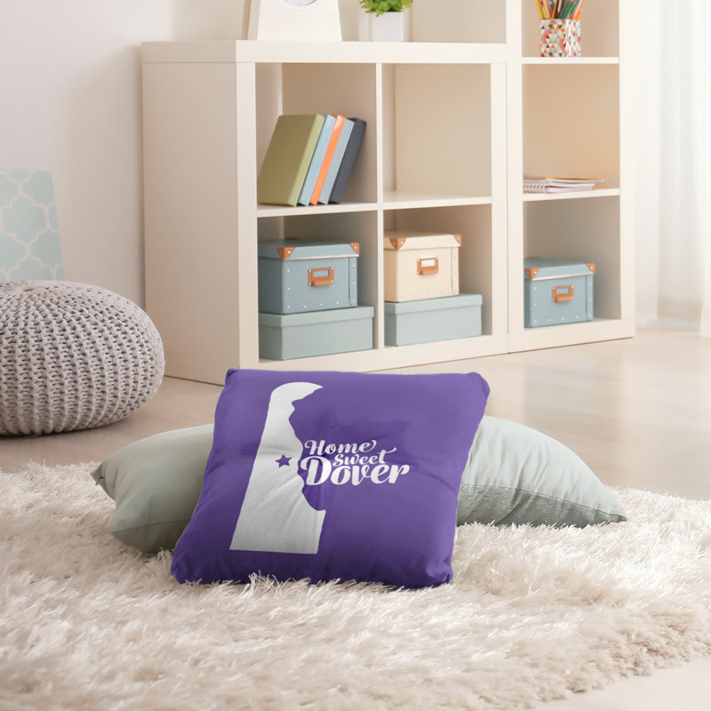 Housse de coussin et insert, Mauve, H 36 po x l 36 po, Dover/Delaware