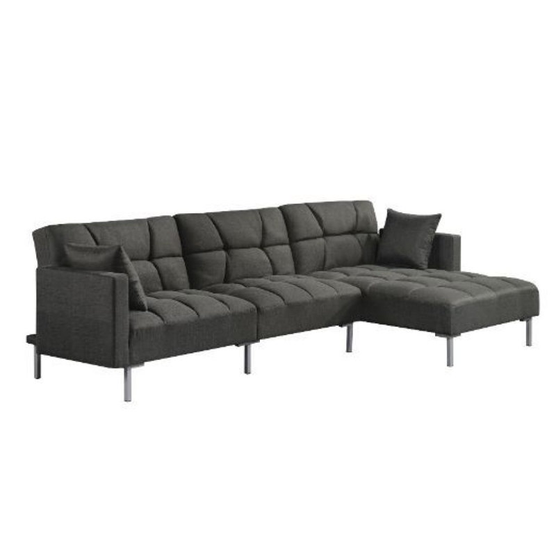 Canapé modulaire réversible avec 2 coussins Chazton