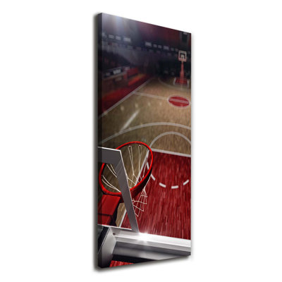 Basketball Playground - Wrapped Canvas Print