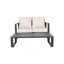 Canapé double + table basse rectangulaire