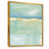 Toile avec cadre flottant or