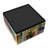 Reverse Printed Beveled Art Glass Cocktail Table Coffee Table
