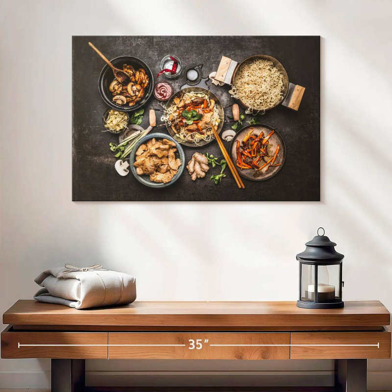 Nouilles Yarlin Asian Cuisine, H 16 po x l 24 po