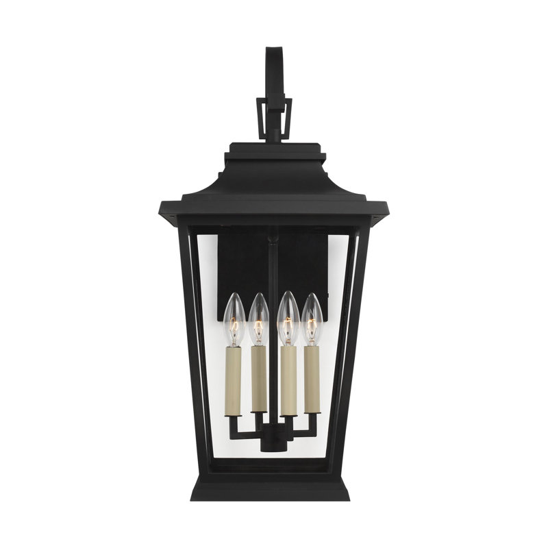 Warren 4 - Light Outdoor Wall Lantern, 25.63" H x 12" W x 13.5" D