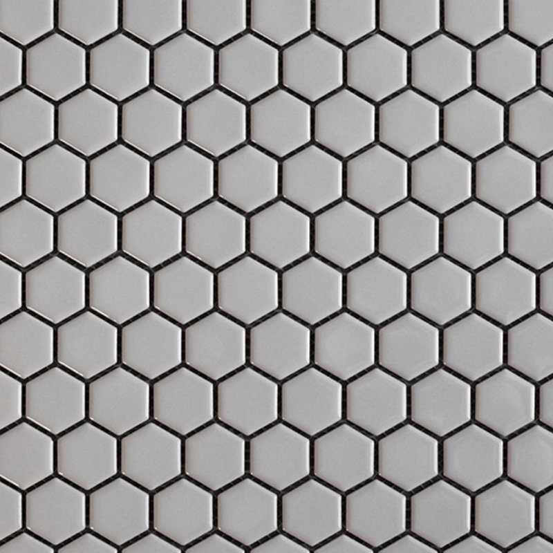 Metro Hex 1 "mosaïque, Gris, brillant