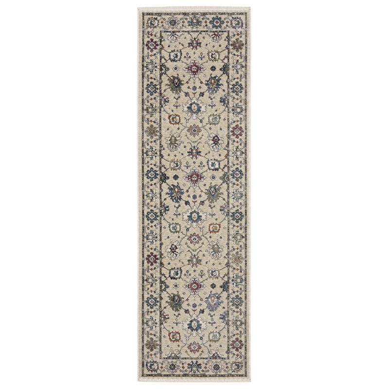 Erlich Floral Indoor Rug, Runner 2'3" x 7'6"