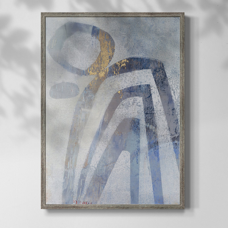 Linx IV Framed Print - Solid Wood, 11" H x 9" W