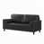 Black Faux Leather