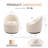 Modern Small Barrel Swivel Accent Chair with Hidden Storage,No installation required-515470280