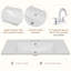 Meuble-lavabo simple 36 po avec plateau en bois manufacturé Rasla-2147244315